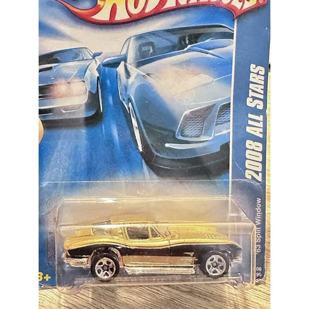 Hot Wheels 1:64 2008 All Stars Corvette '63 Gold Diecast Unopened Box New H7